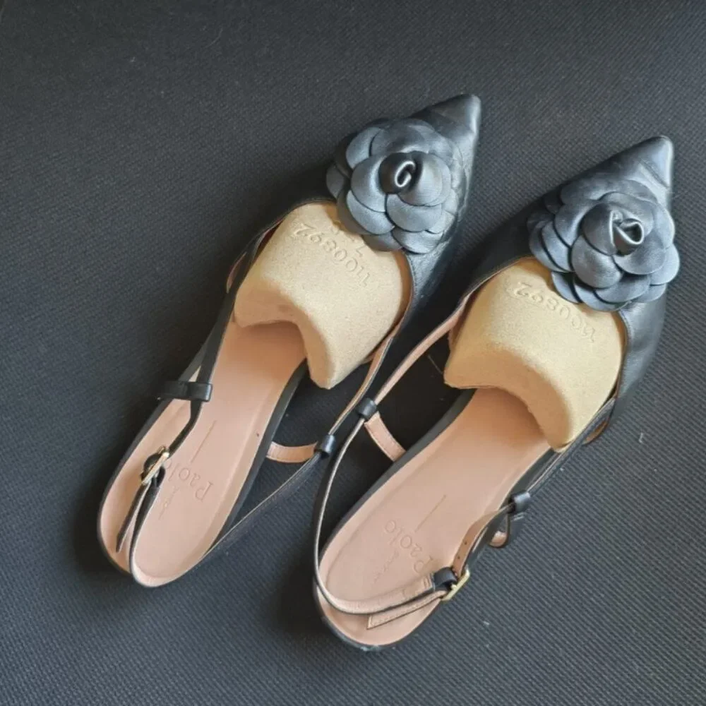Linea Paolo Cammy Slingback Pointed‎ Toe Flat